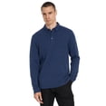 thumbnail image 2 of VAN HEUSEN LONG SLEEVE HERRINGBONE POLO, 2 of 4