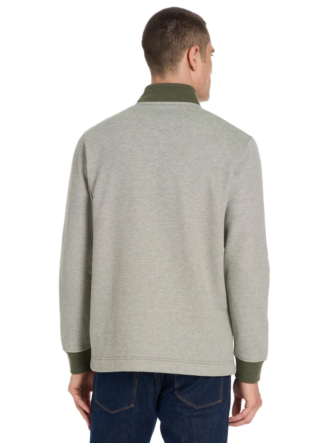 VAN HEUSEN LONG SLEEVE 1/4 ZIP SWEATER