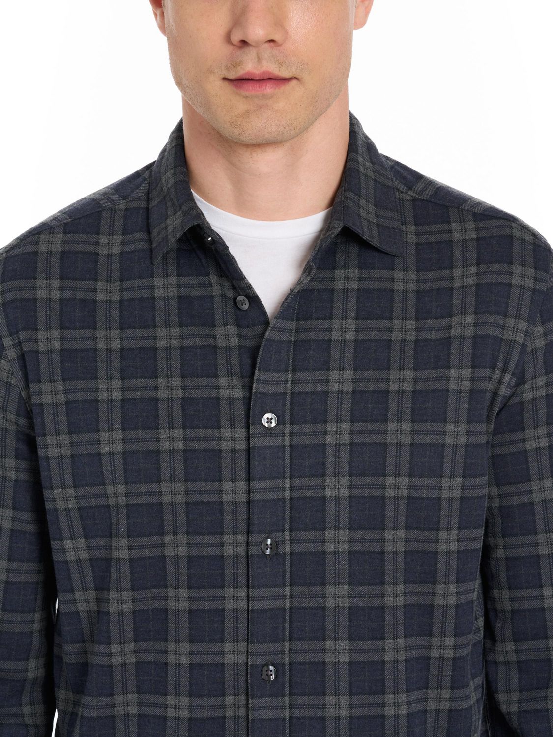 Van Heusen Long Sleeve Performance Plaid Shirt