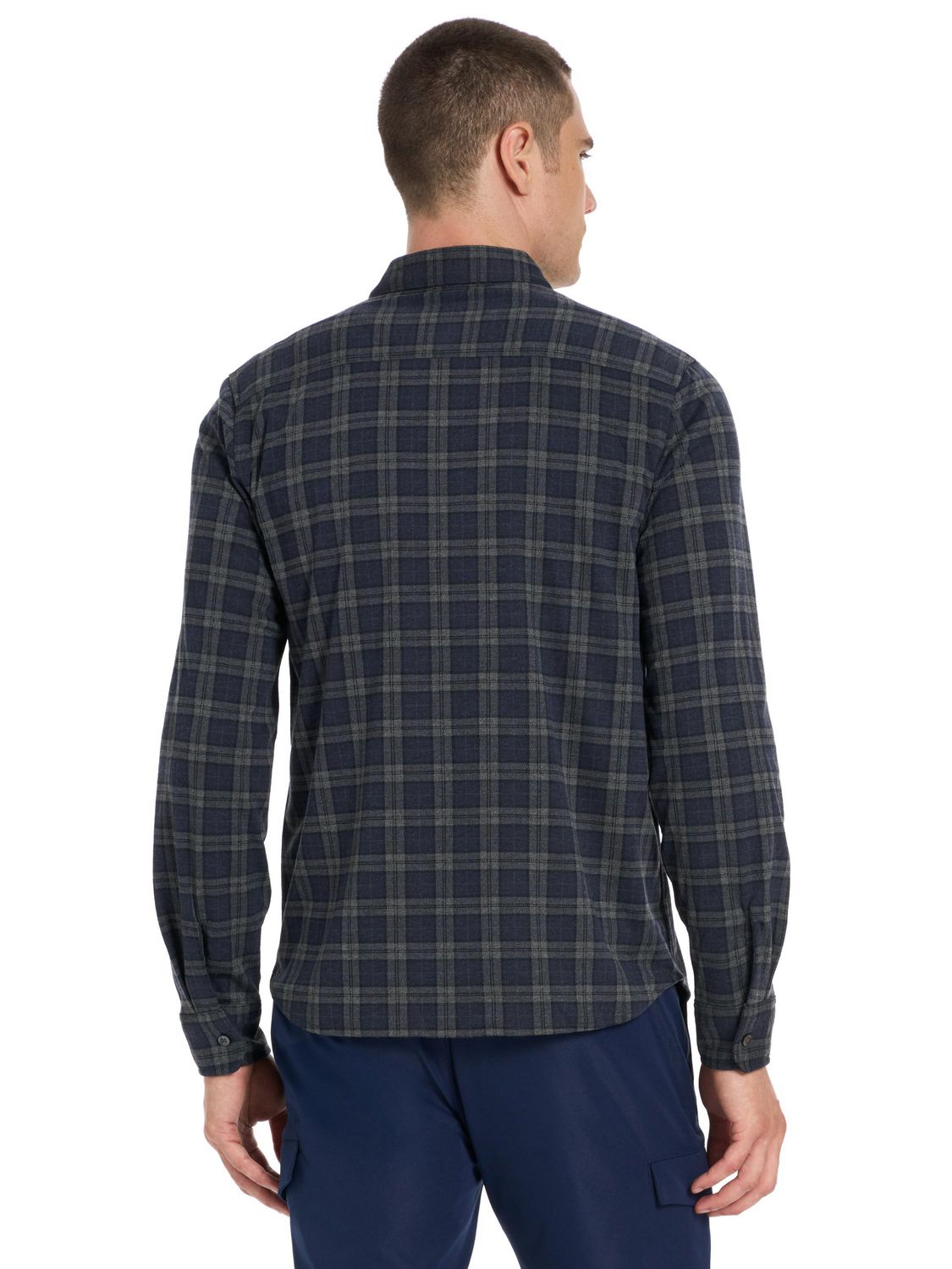 Van Heusen Long Sleeve Performance Plaid Shirt