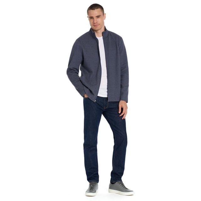 VAN HEUSEN FULL ZIP FLEECE SWEATER