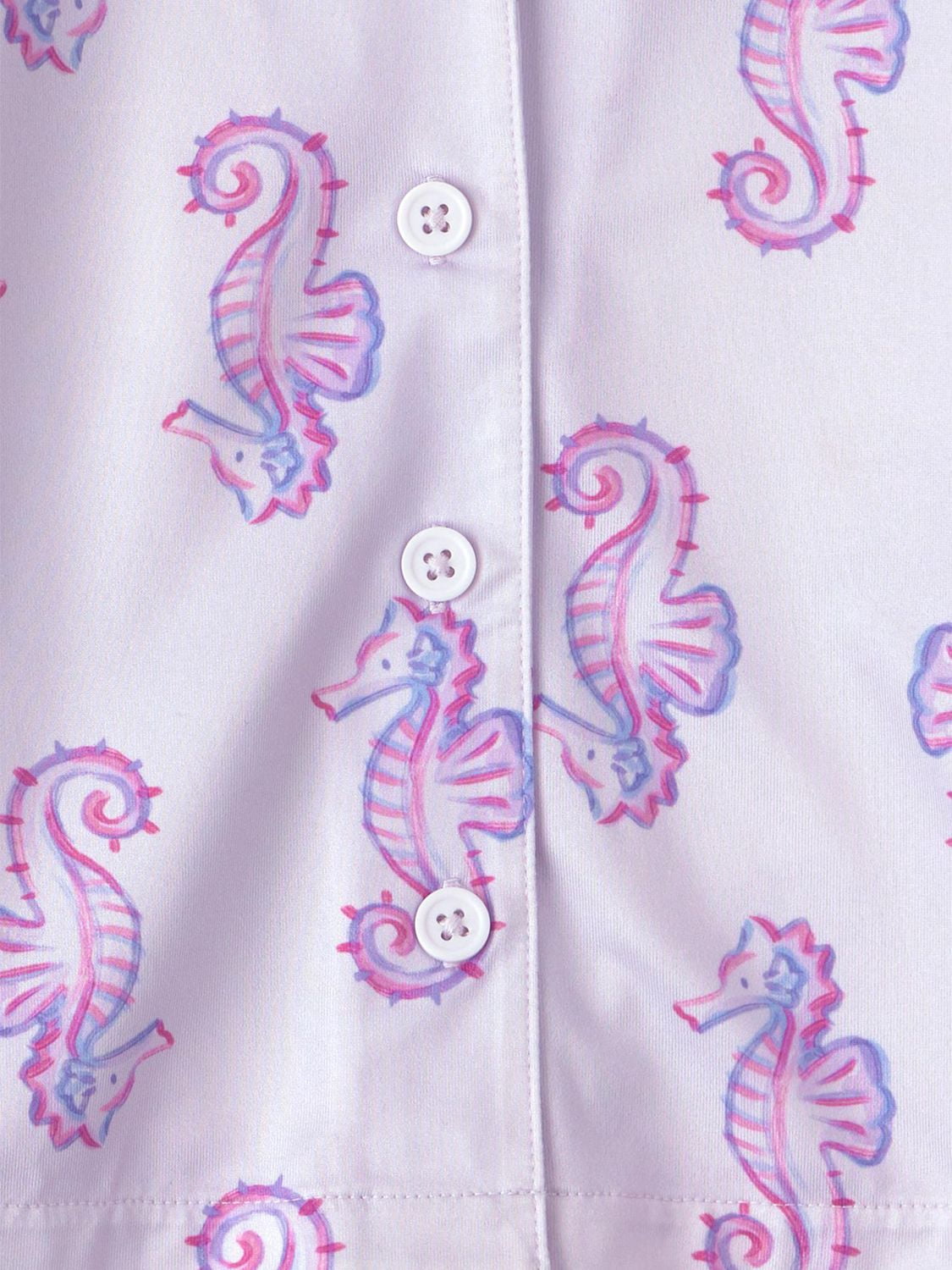 Carter's Child of Mine Infant Girl 2pc PJ Purple Sea Horse