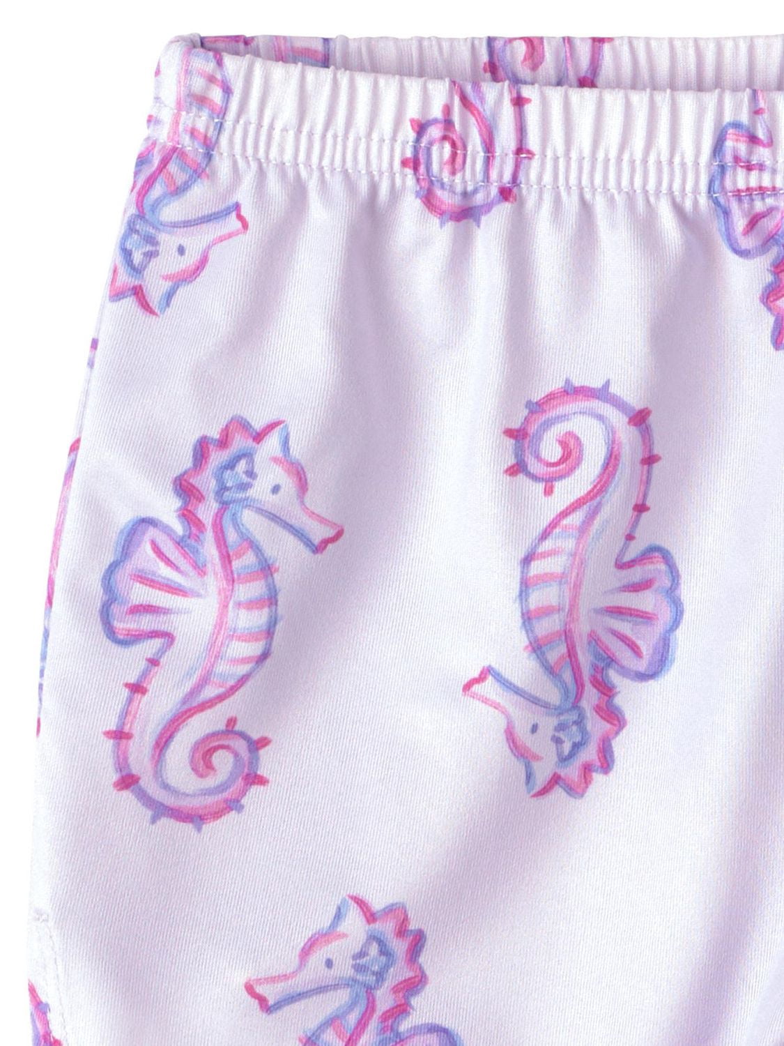 Carter's Child of Mine Infant Girl 2pc PJ Purple Sea Horse