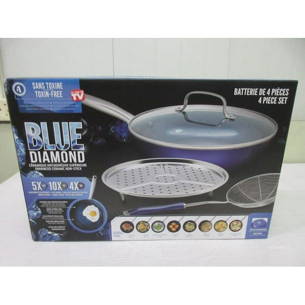 Batterie de cuisine de 10 pièces Blue Diamond Batterie de cuisine de 10  pièces 