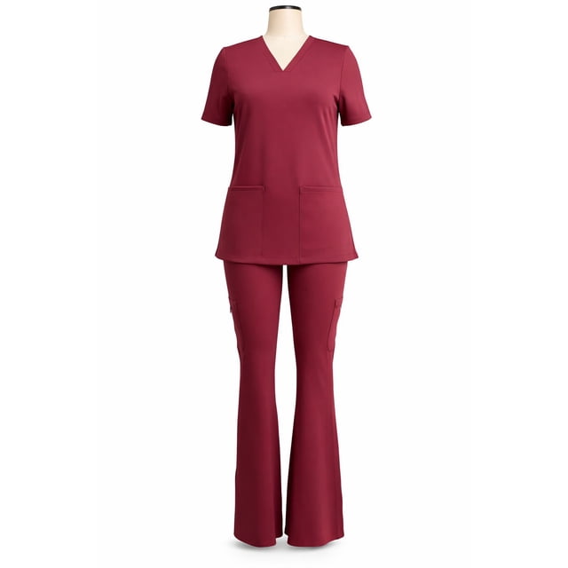 FLEX SCRUBS™ ladies flared scrub pants