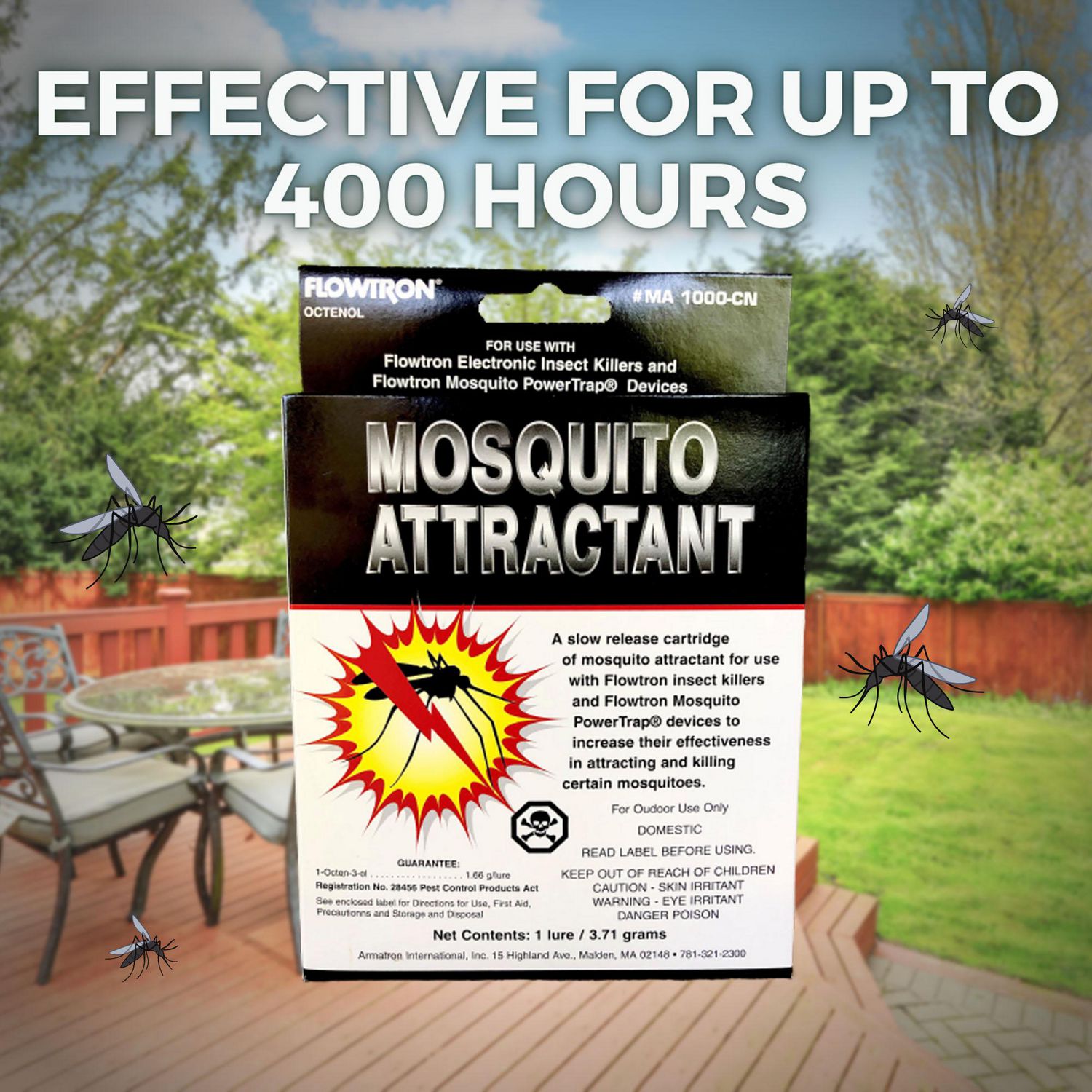 Octenol Scent Cartridge Mosquito Attractant For Electronic Insect Killer Traps 
