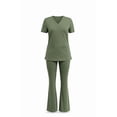 thumbnail image 1 of FLEX SCRUBS™ ladies flared scrub pants, 1 of 4