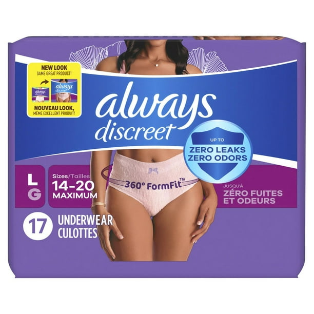 Always ZZZ Overnight Disposable Period Underwear for Women