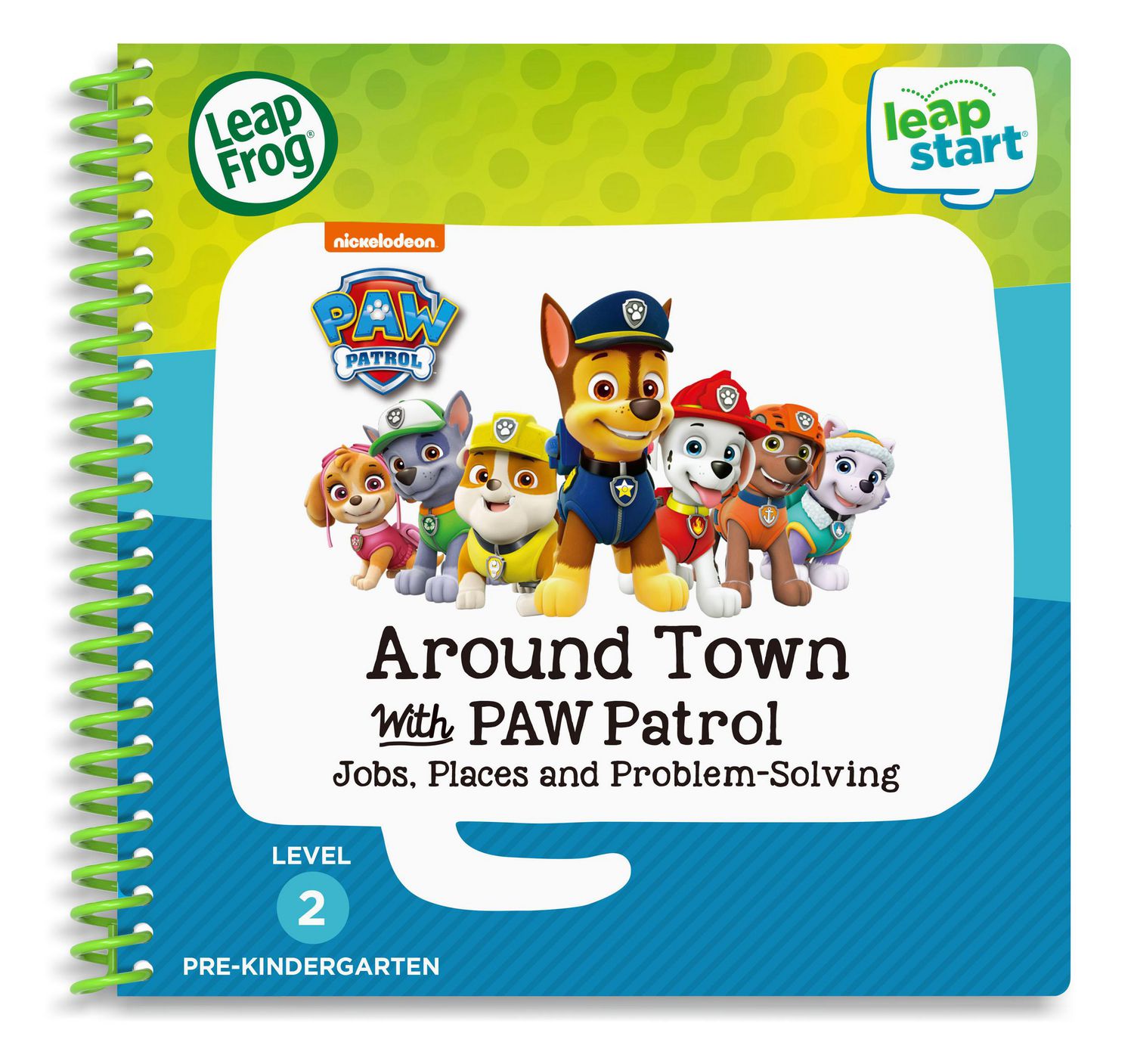 Activity　LeapStart　Around　with　Patrol.　Jobs,　Solving　LeapFrog　Pre-K　Problem　Places　years　Town　(Level　2)　to　PAW　Book,