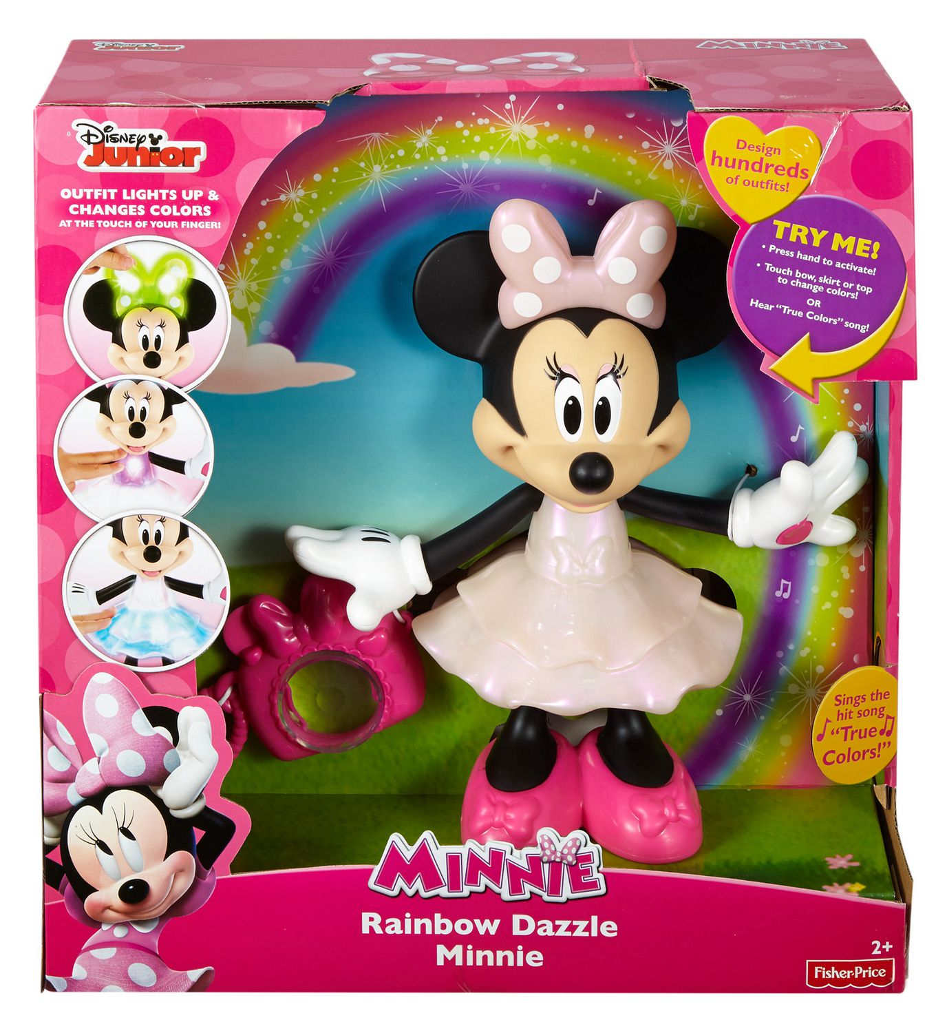 Fisher-Price Disney Minnie - Rainbow Dazzle Minnie Doll