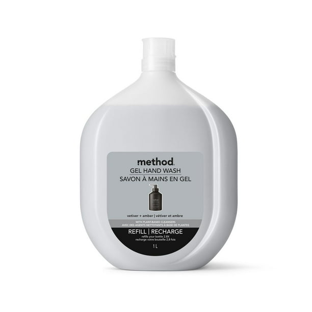 Method Gel Hand Wash Refill Vetiver Amber 1L Walmart.ca