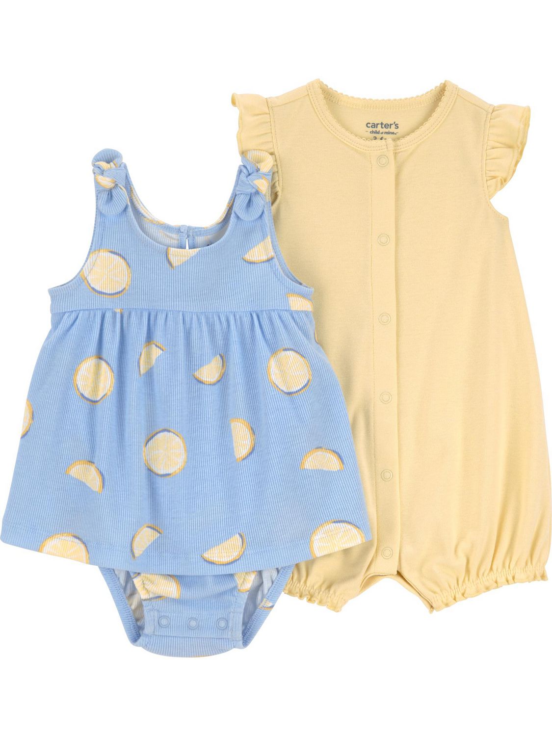 Carter's Child of Mine Fil Combinaison 2 pièces - Jaune citron