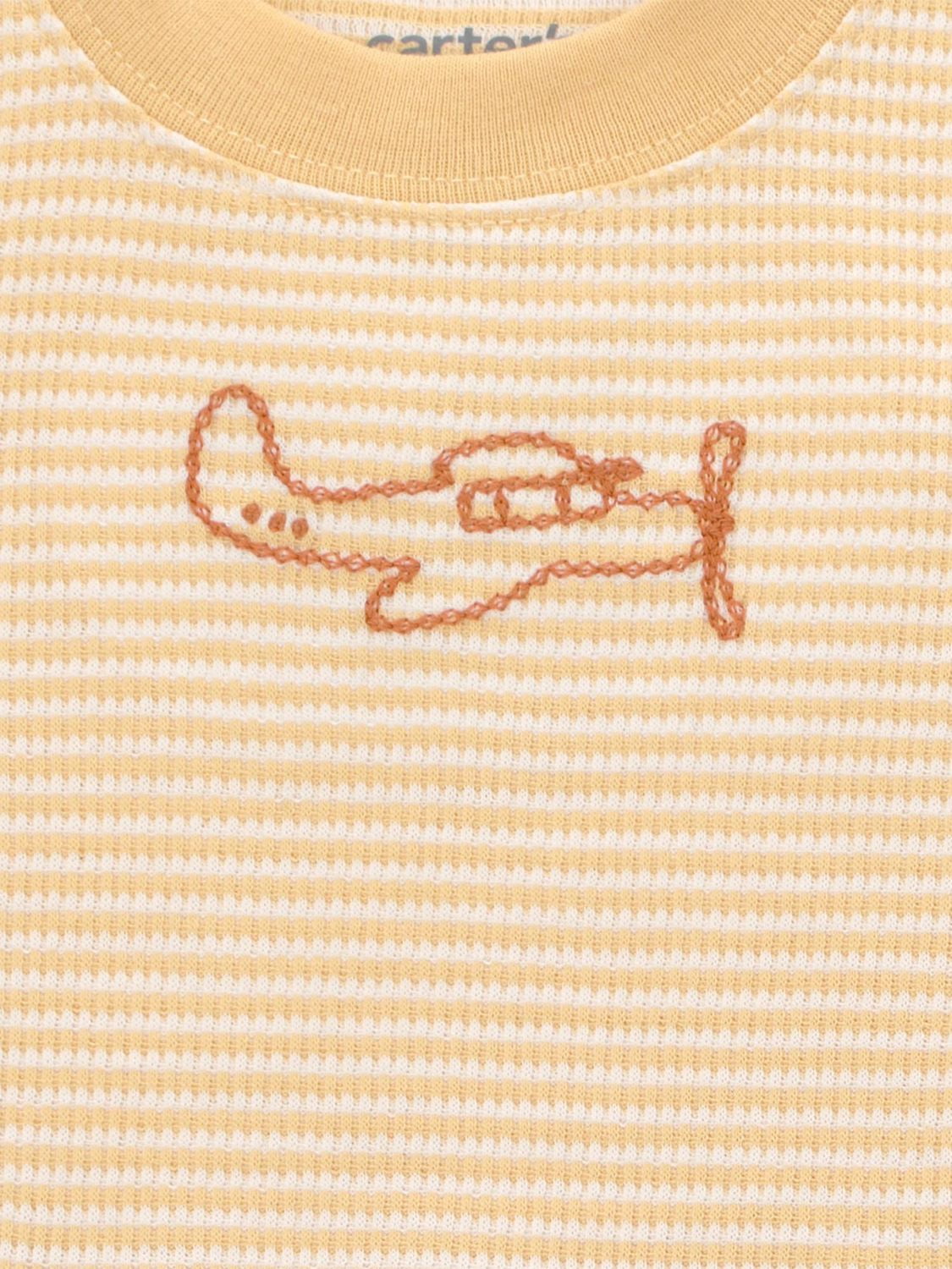 Carter's Child of Mine IB 2PK Romper - Yellow Airplane