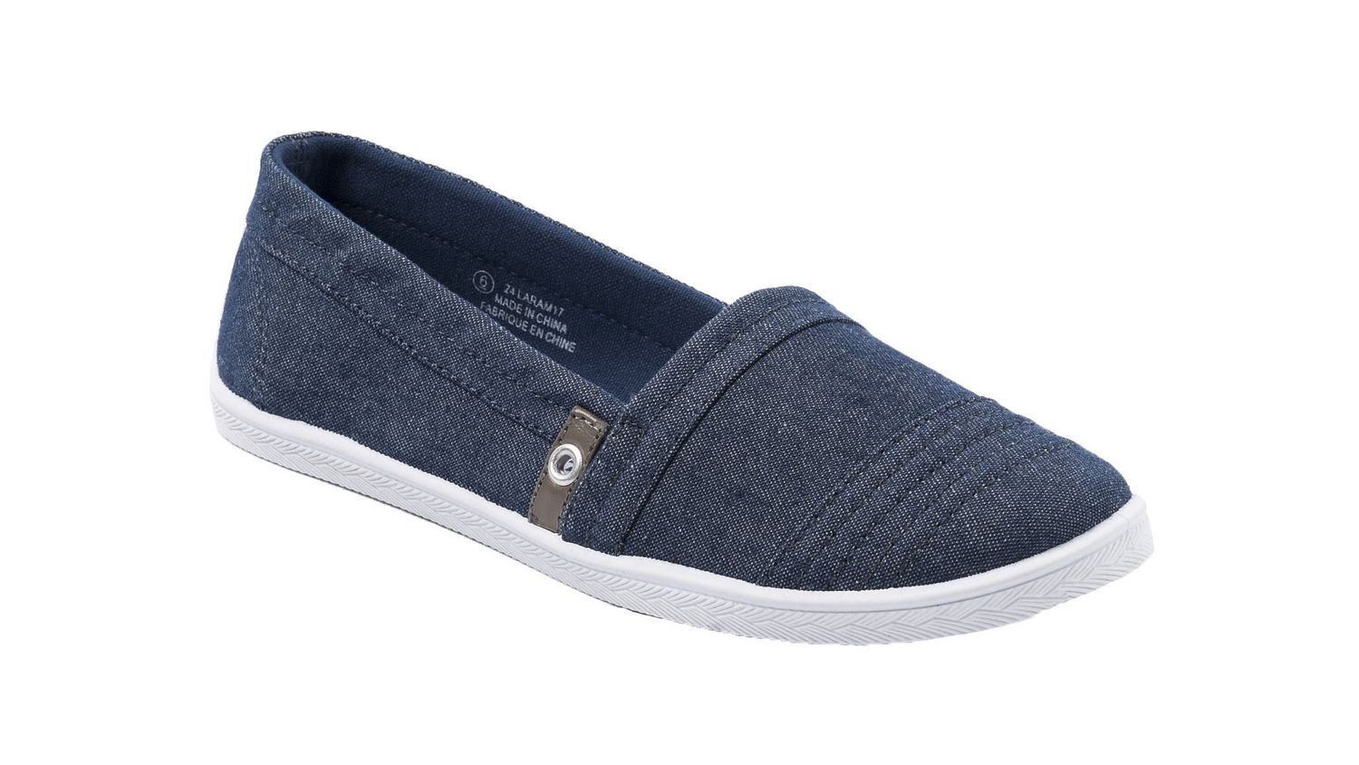 Walmart canvas slip on hot sale shoes