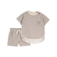 thumbnail image 1 of Carter's Child of Mine IB 2PC Short Set - Taupe Check, 1 of 3