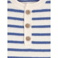 thumbnail image 3 of Carter's Child of Mine IB Romper - Blue Stripe, 3 of 3