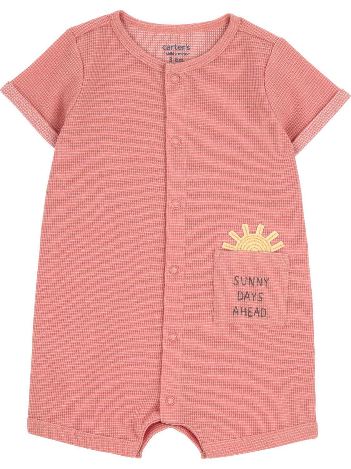 Carter's Child of Mine Gar Combinaison à rayures orange