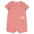 thumbnail image 1 of Carter's Child of Mine IB Romper - Orange Stripe, 1 of 3