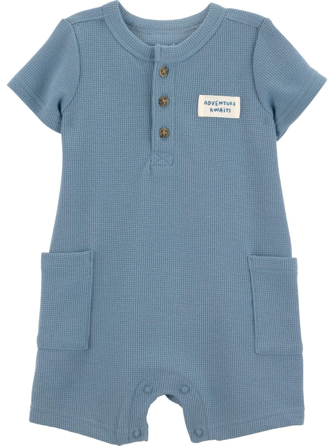 Carter's Child of Mine IB Romper - Blue Adventure