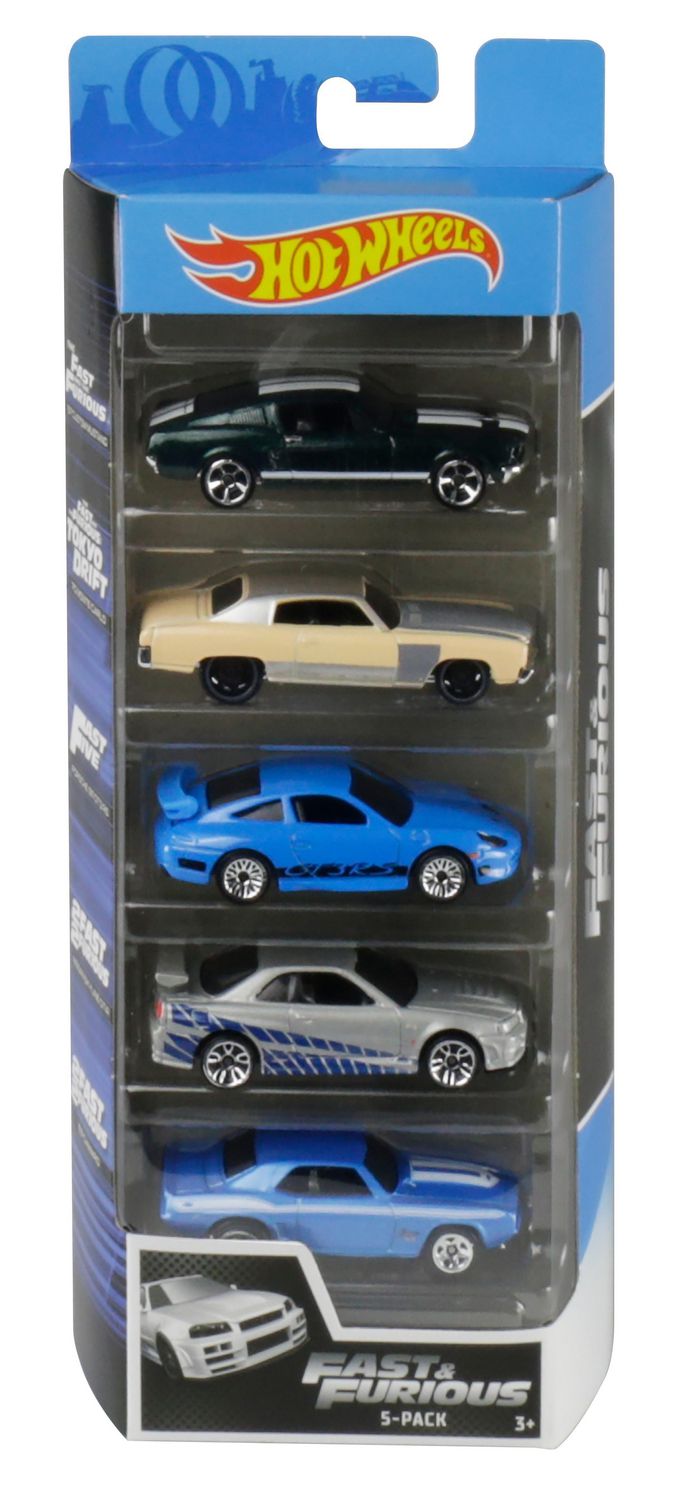 Hot Wheels Fast and Furious 5 Pack Vehicles - Walmart.ca