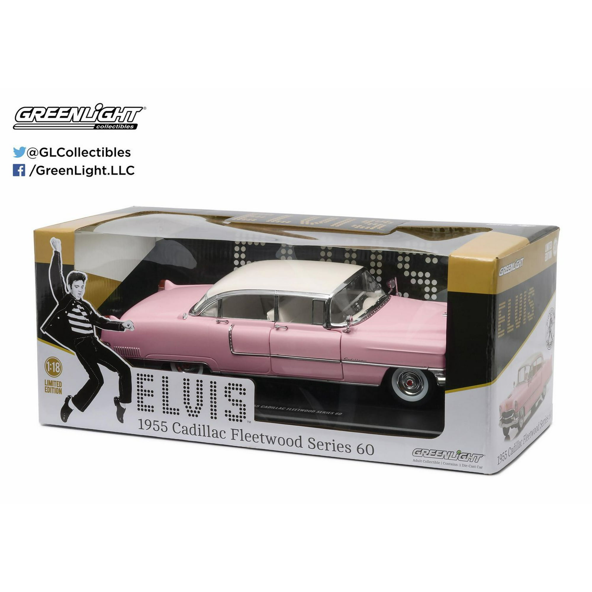 1:18 Elvis Presley (1935-77) - 1955 Cadillac Fleetwood Series 60 