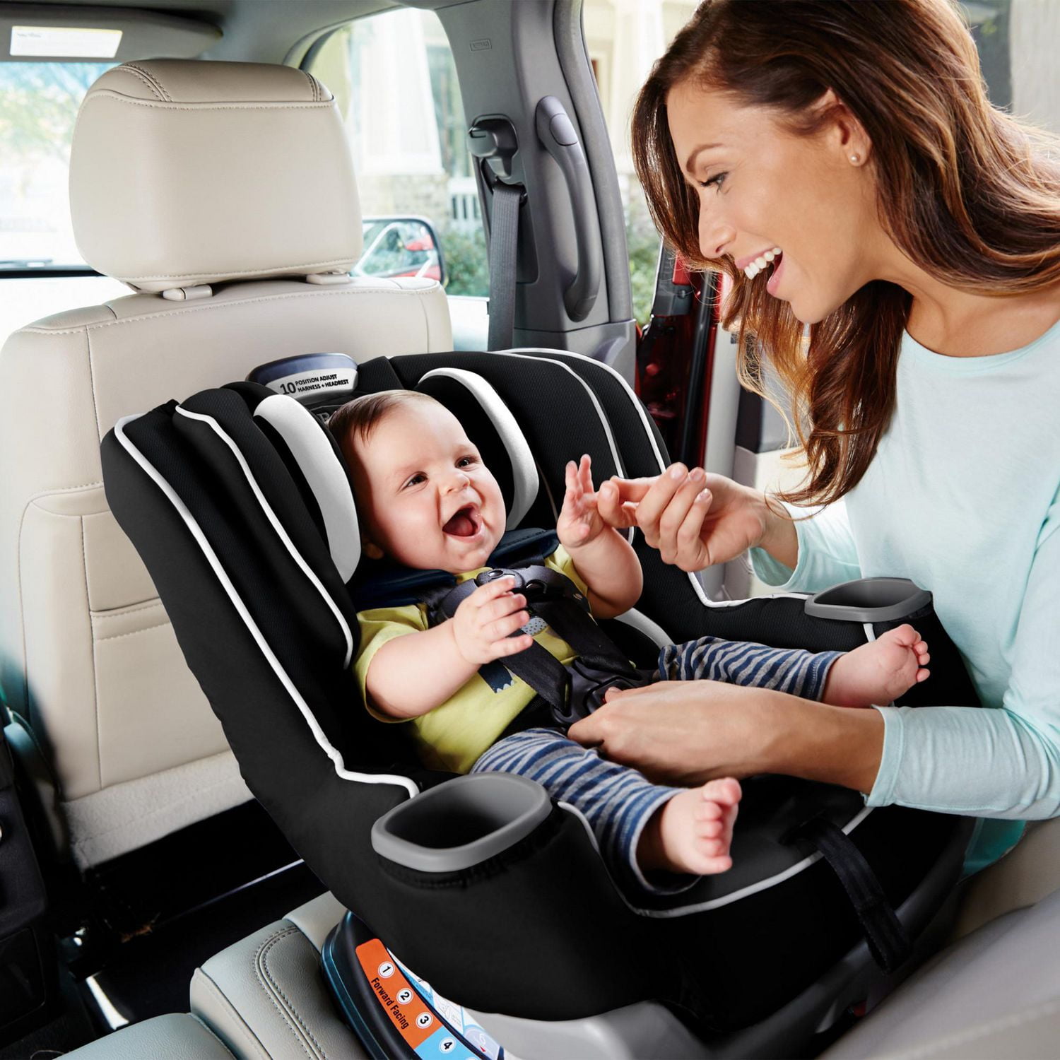 Graco Extend2Fit Convertible Car Seat, Child Weight 4-65 lbs