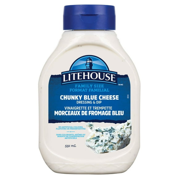 Litehouse BLUE CHS 591ML, Chnky Blue Cheese Dress/Dip