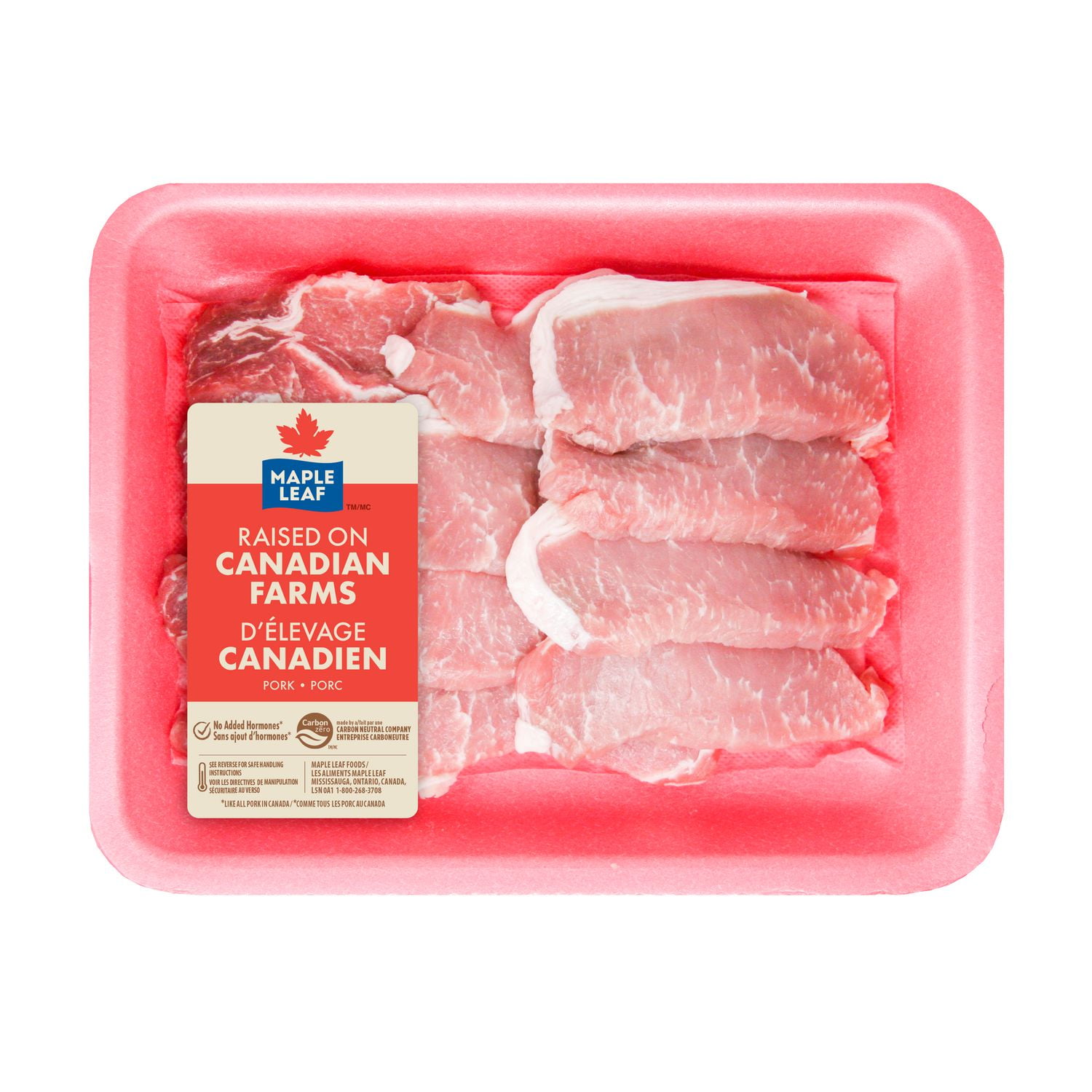 Maple Leaf Fresh Fast Fry Pork Chops, 9 Chops, 0.63 - 0.83 KG