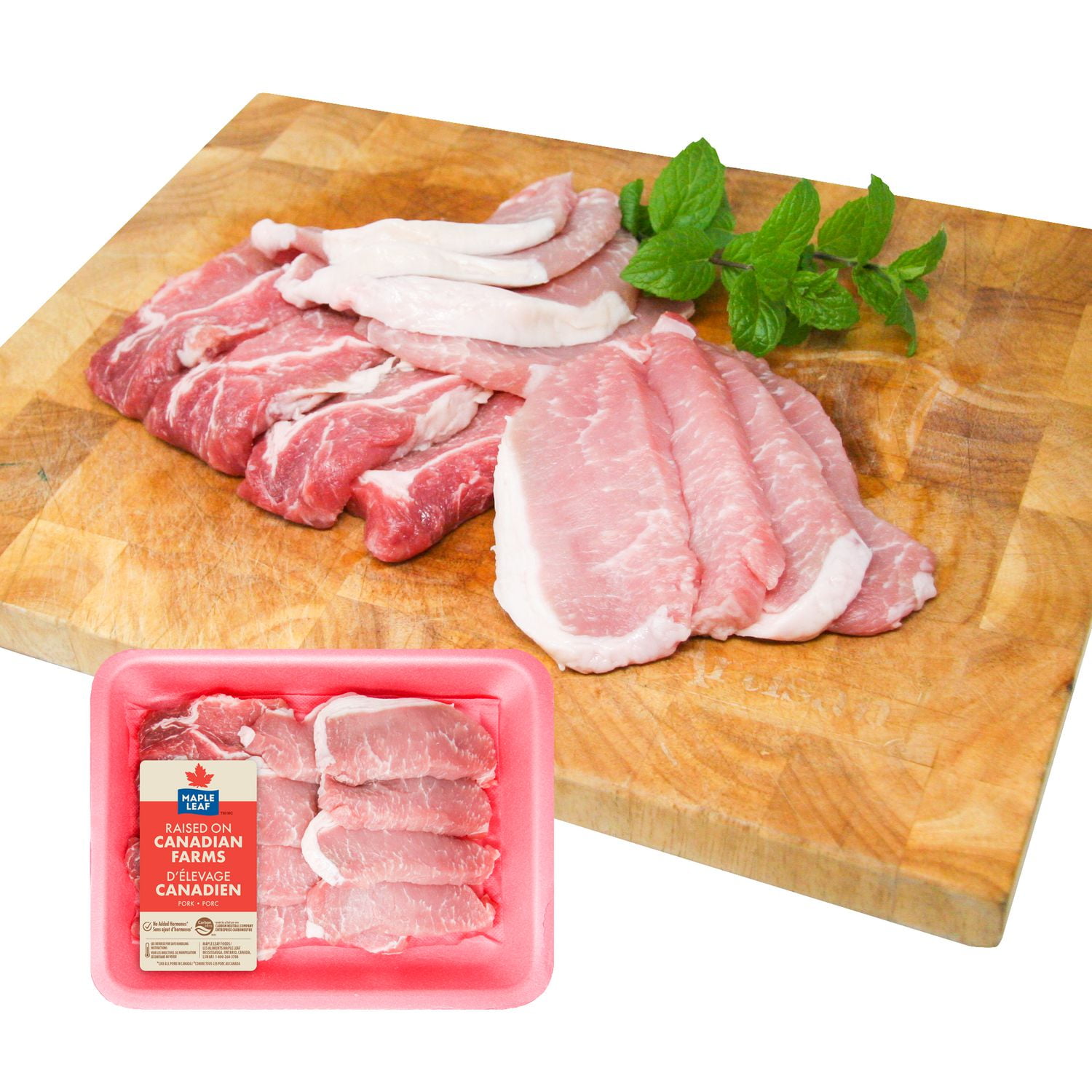 Maple Leaf Fresh Fast Fry Pork Chops, 9 Chops, 0.63 - 0.83 KG