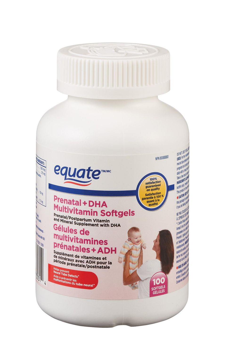 Equate Equate Prenatal + DHA Multivitamin Softgels