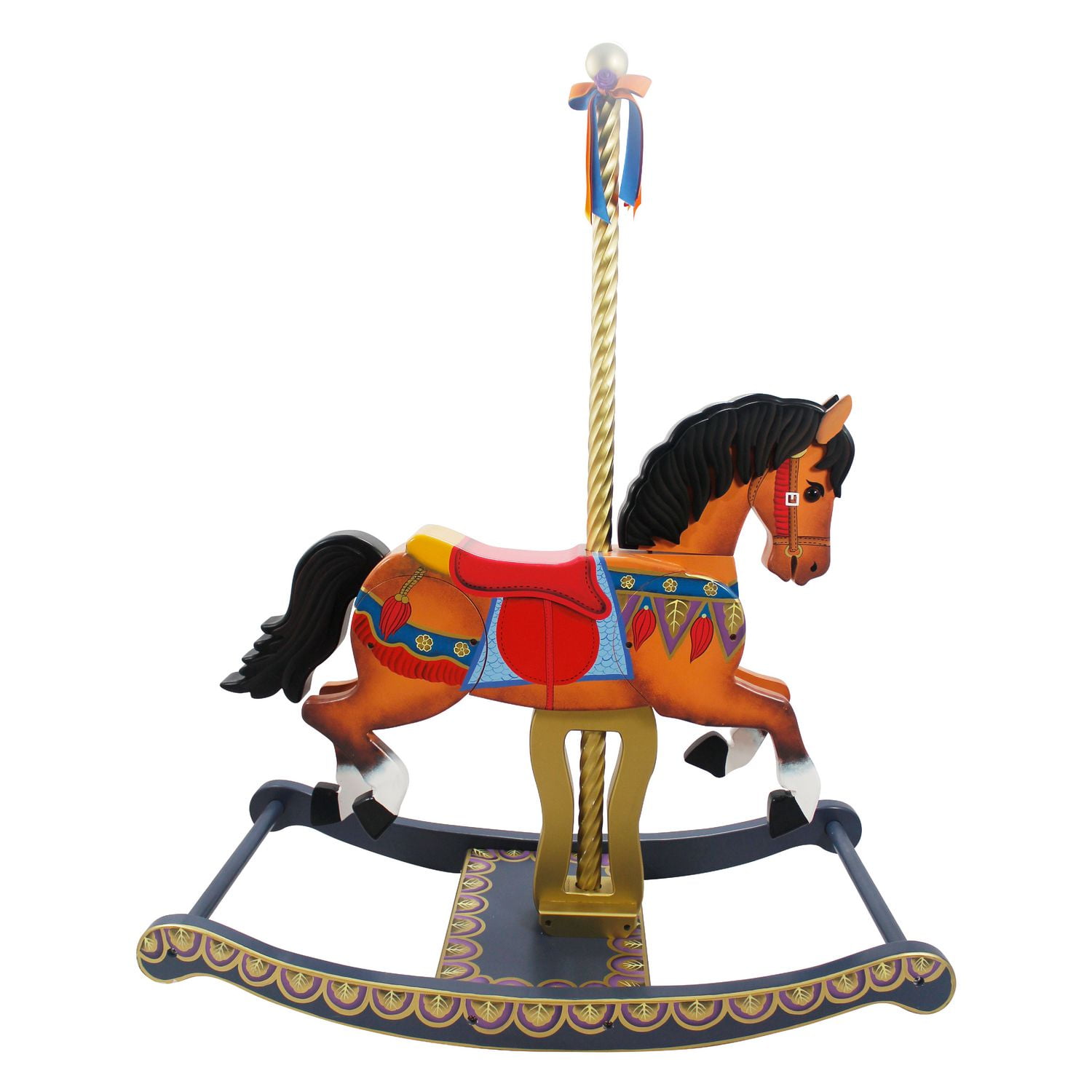 Carousel style sales rocking horse