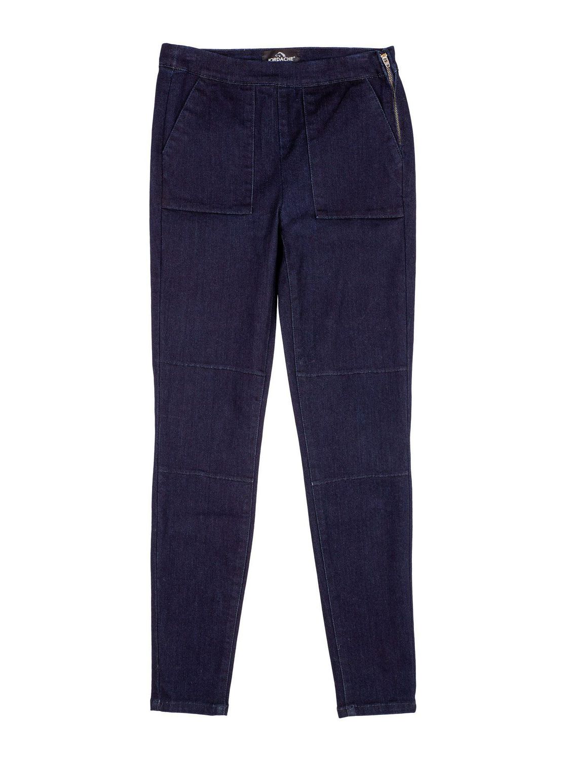 Jordache Women's Side Zip Utility Pull On Legging