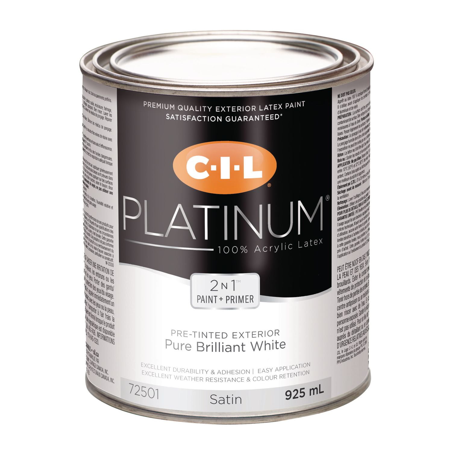 CIL® Platinum™ Pre Tinted 2 in 1 Exterior Acrylic Paint and Primer