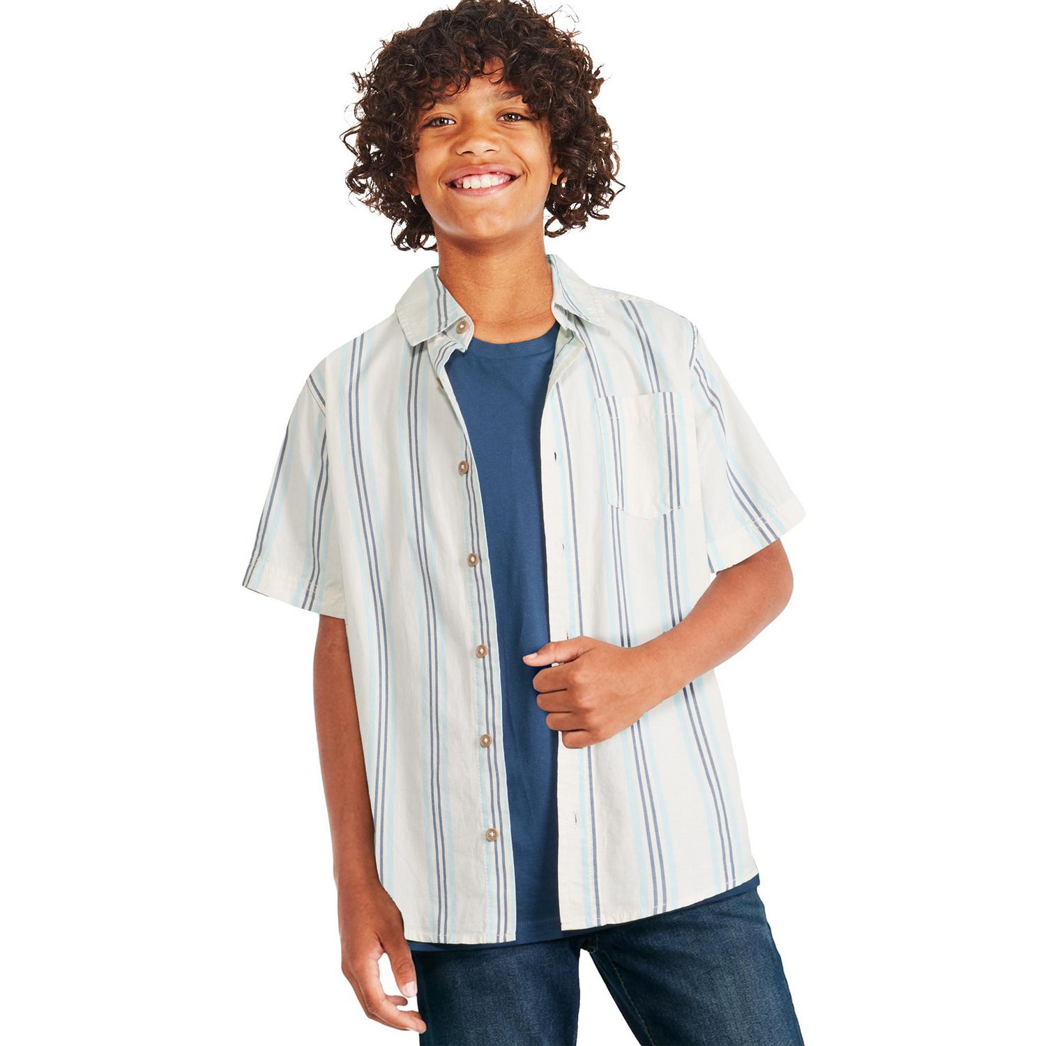Ensemble 2 pièces avec chemise tissée George pour garçons