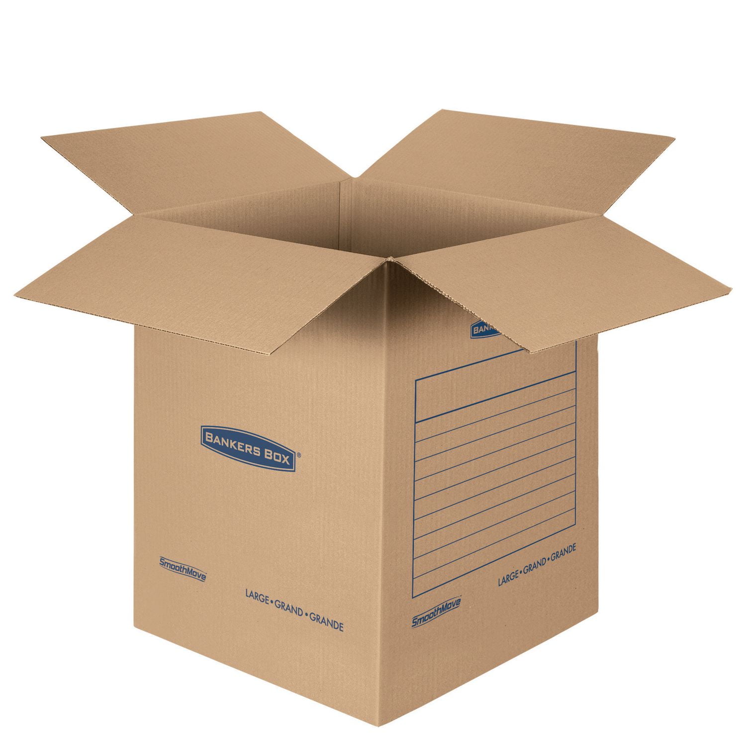 Fellowes® Bankers Box® SmoothMove™ Basic Moving Boxes Large, 7 pack