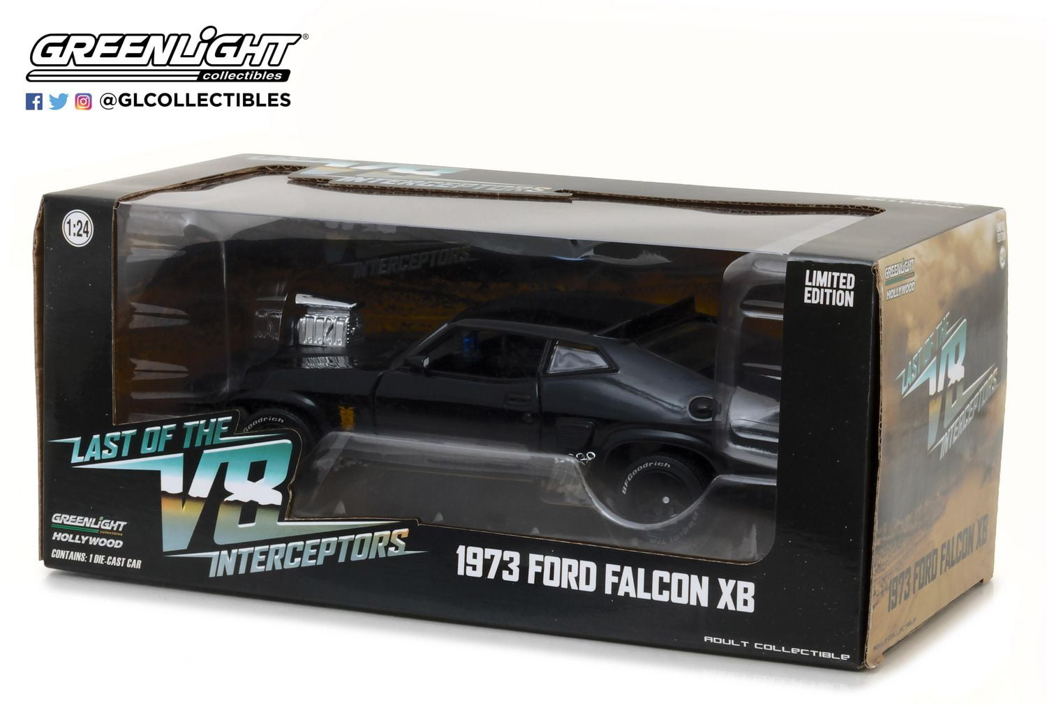 中古】ミニカー<br> 1/18 Last of the V8 Interceptors 1979 - 1973 Ford Falcon XB  Weathered