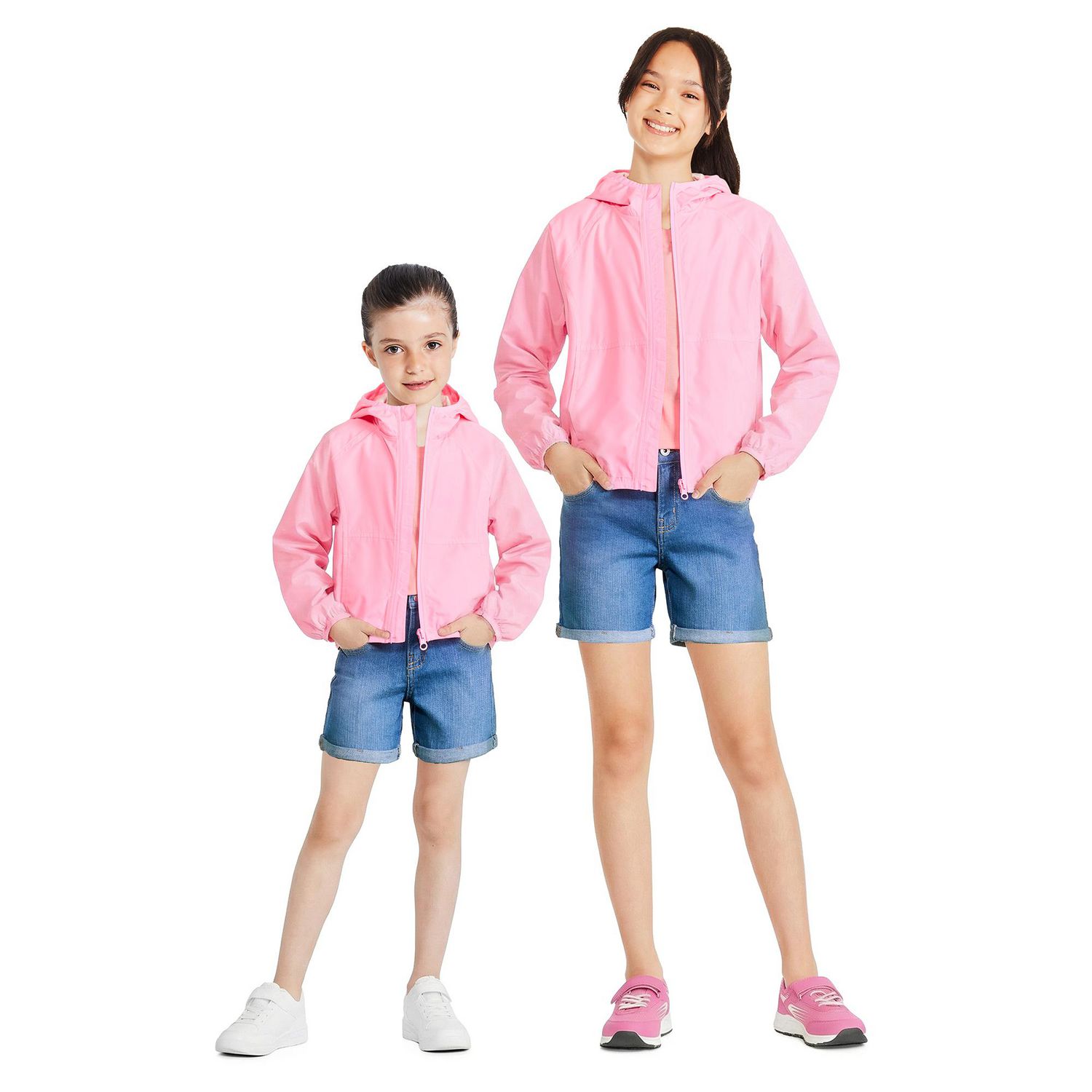 Coupe-vent à capuchon George pour filles