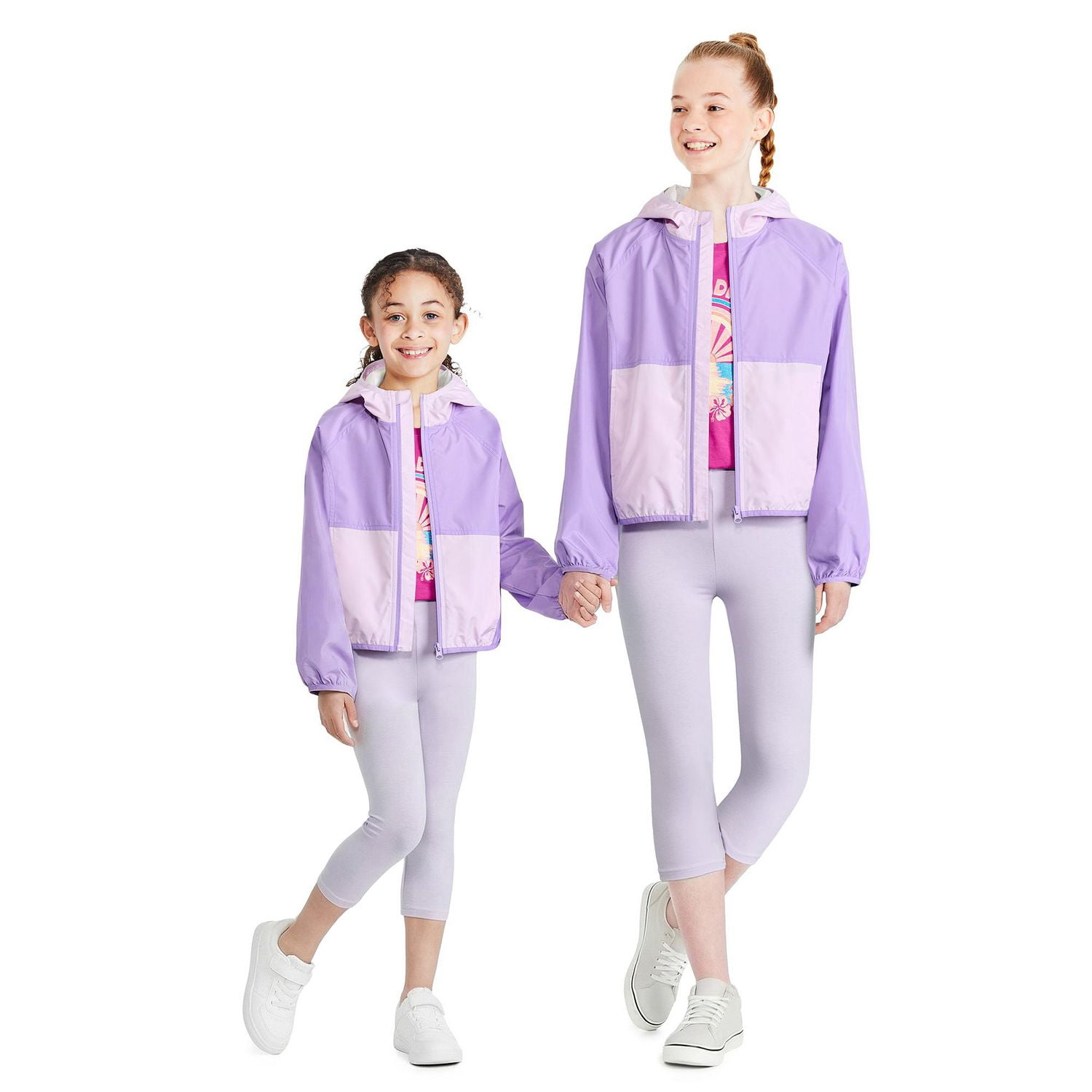 Coupe-vent à capuchon George pour filles