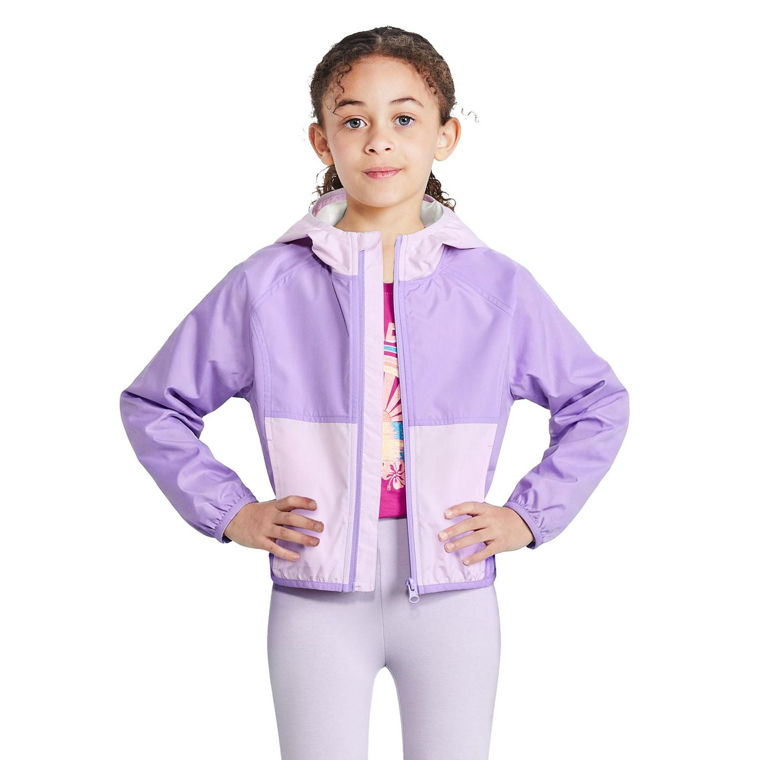Coupe-vent à capuchon George pour filles