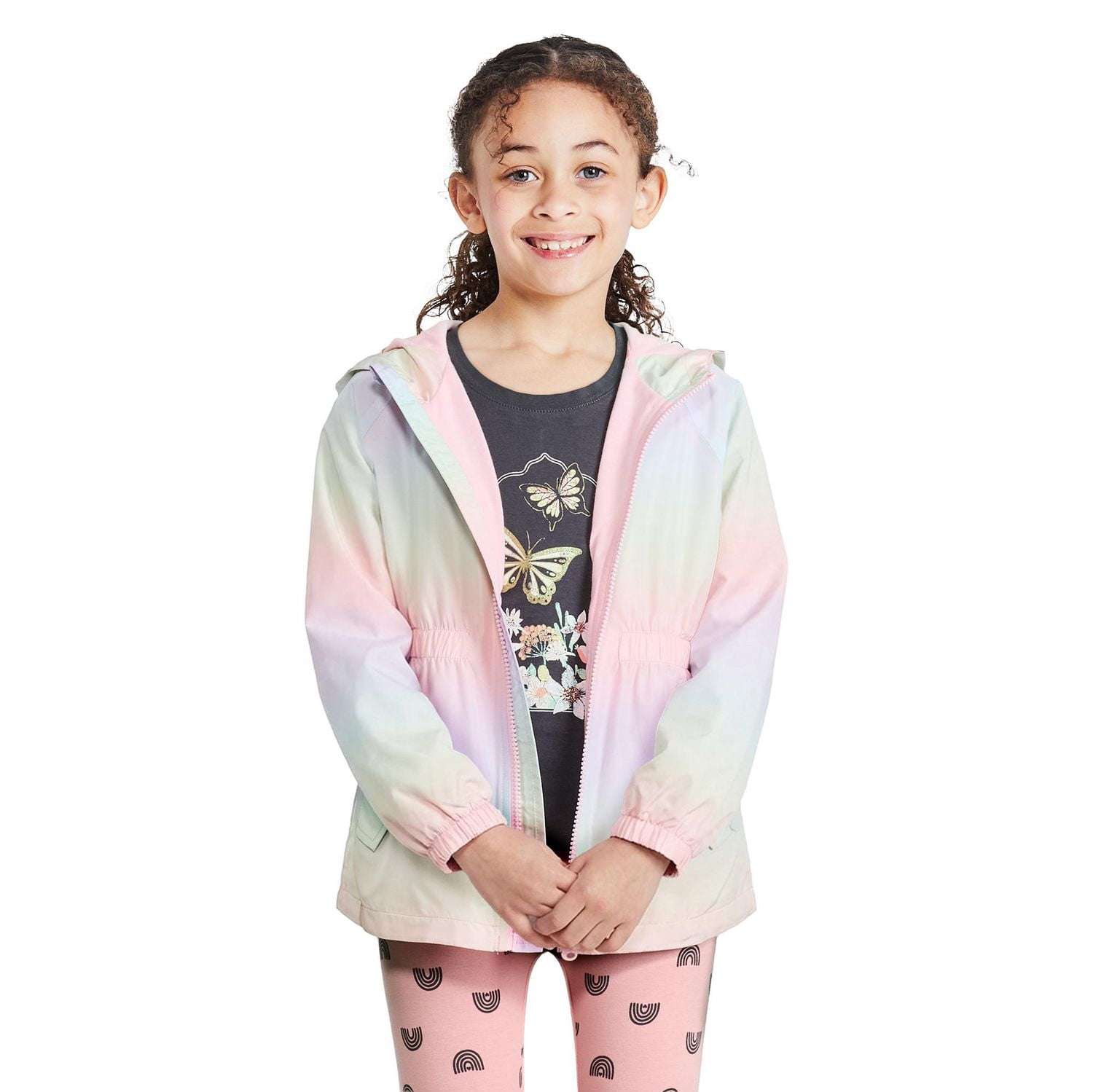 George Girls' Hooded Windbreaker