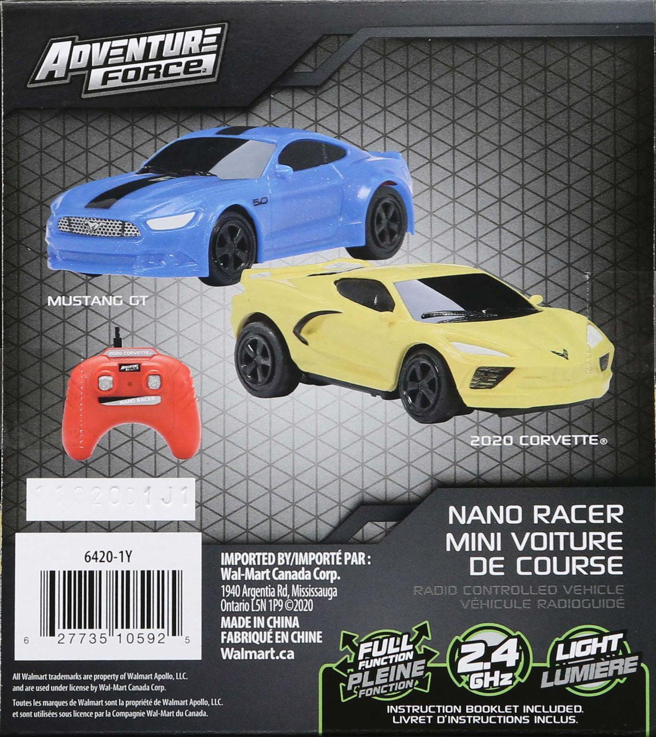 Remote control best sale corvette walmart