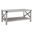 thumbnail image 2 of Table basse moderne style campagnard - Gris pierre, 2 of 5