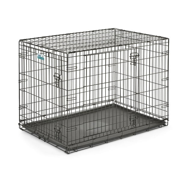 MaxxPet Cage pour Chien - Caisse Transport Chien - Pliable en Métal - Cage  Chien Interieur - 2 Portes - Convient pour Le Transport - 122x74x81 cm -  Noir - ProChasse