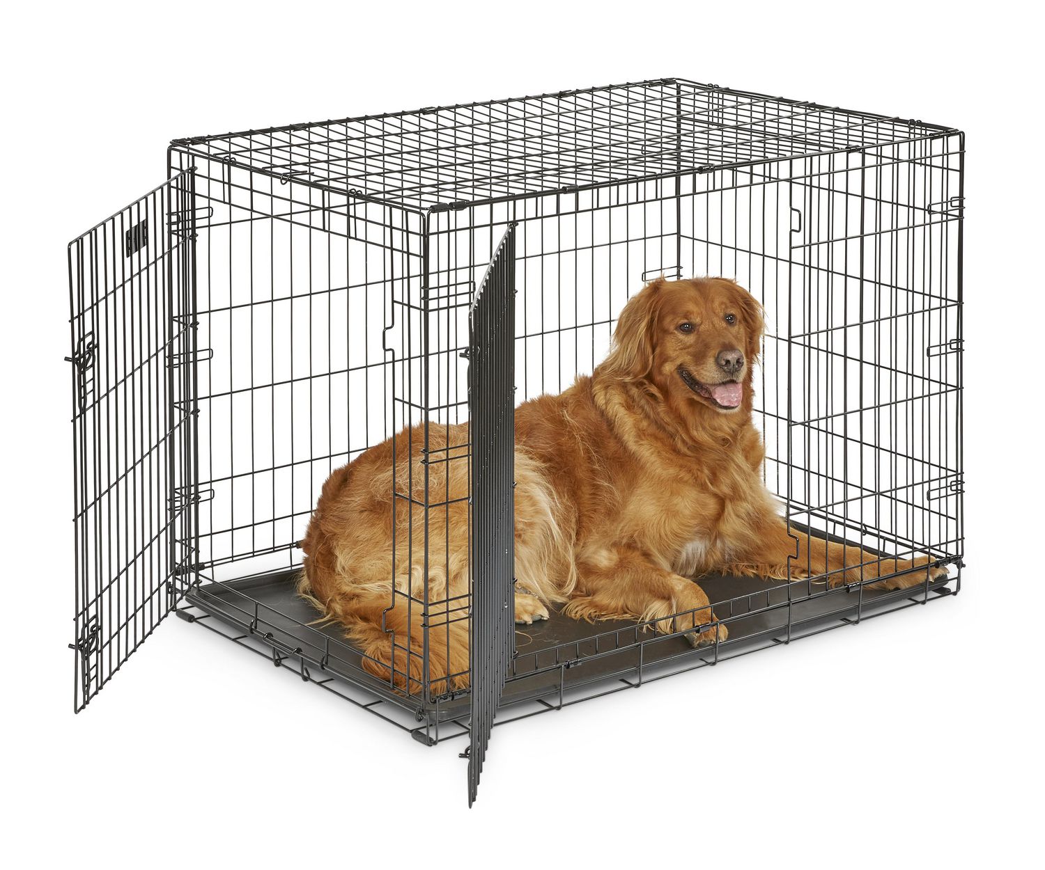 MID-WEST METAL PRODUCTS CO. 42 Contour DBL Door Dog Crate 