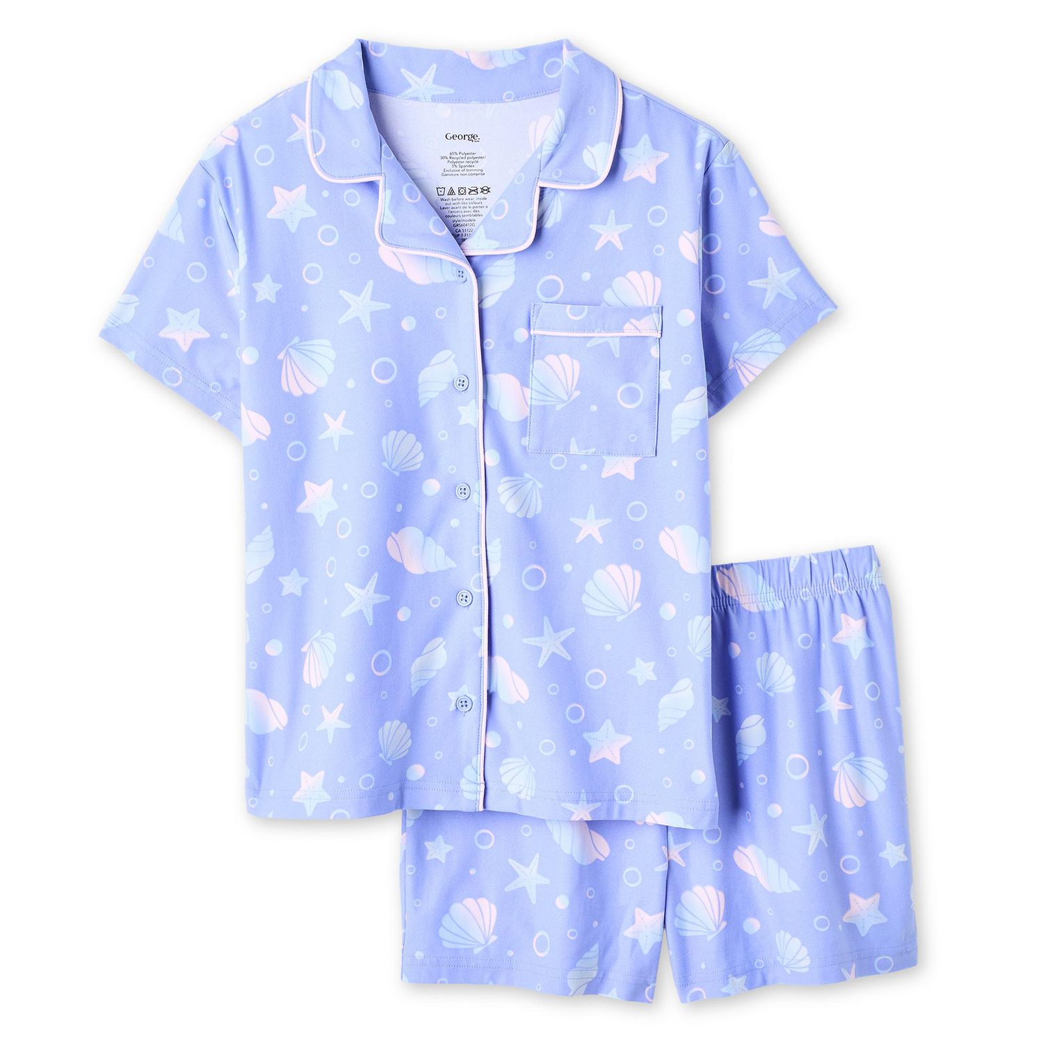 Pyjama 2 pièces en tricot épais George pour filles