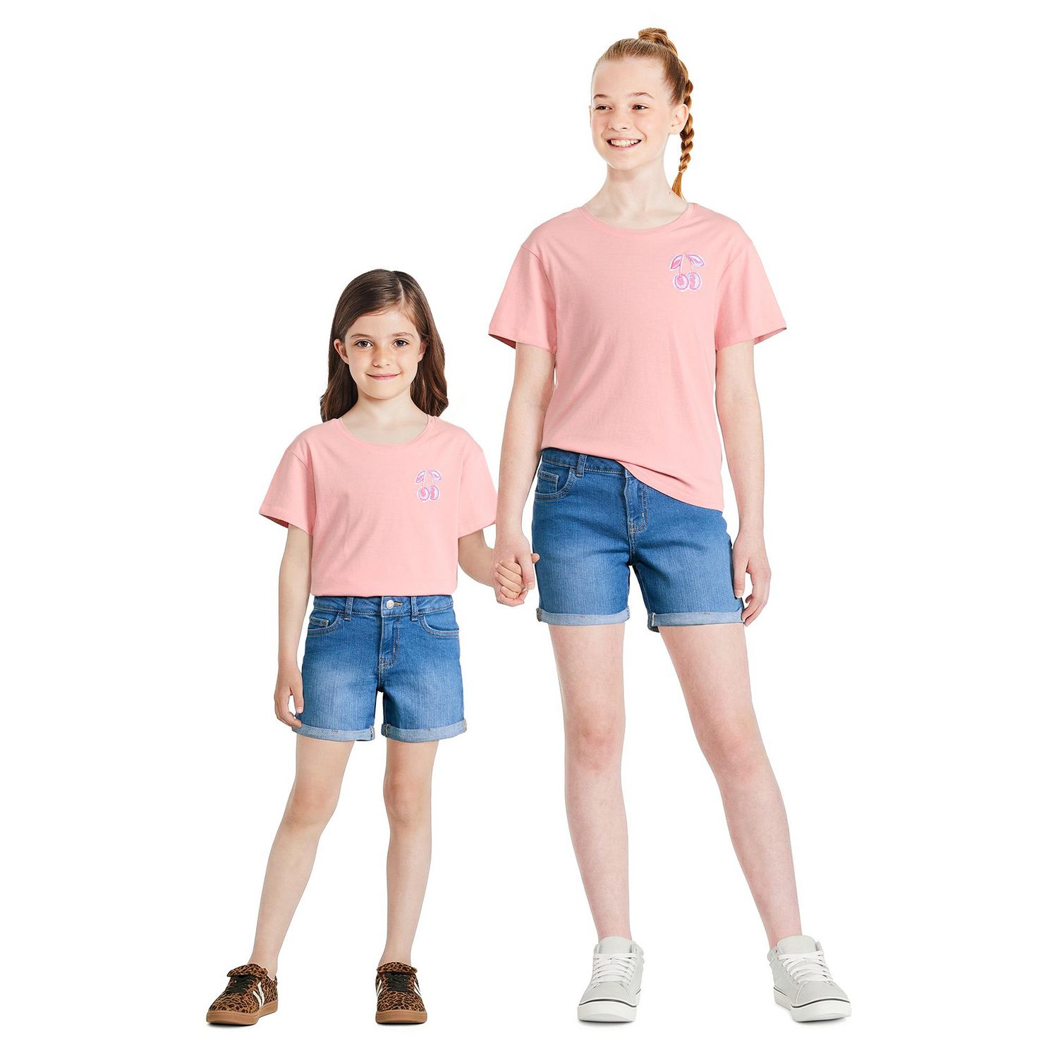 Short en denim mi-long George pour filles