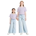 thumbnail image 3 of George Girls' Wide Leg Denim Pant, 3 of 6