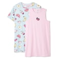 thumbnail image 1 of Lot de 2 chemises de nuit George pour filles, 1 of 2