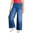 thumbnail image 1 of Pantalon en denim à jambes larges George pour filles, 1 of 6