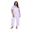 thumbnail image 1 of Iyla Women's Plus Two Piece Capri Pajama Set, 1 of 6
